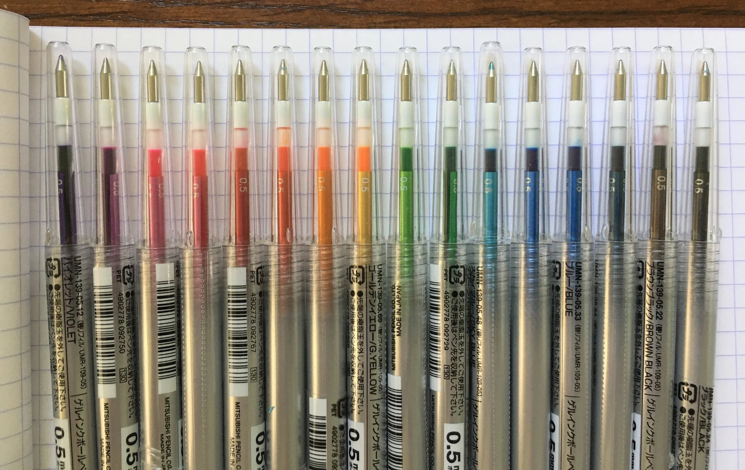 Uni Style Fit Single Color Slim Gel Pen Review The Pen Addict